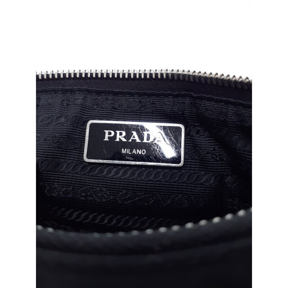 Prada messenger leather saffiano Black Tessuto bag Crossbody - Picture 6 of 9